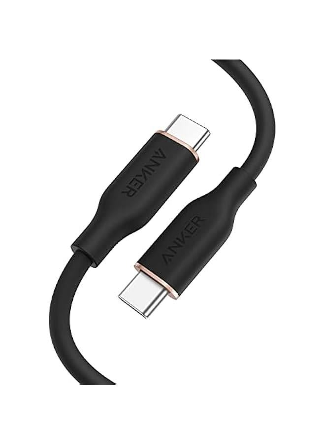 USB-C to USB-C Cable, Cable 100W 3ft, USB 2.0 Type C Charging Cable Fast Charge for iPhone 15/15Pro/15Plus/15ProMax, MacBook Pro 2020, iPad Pro 2020, iPad Air 4, Galaxy S23(Midnight Black) - Image 1
